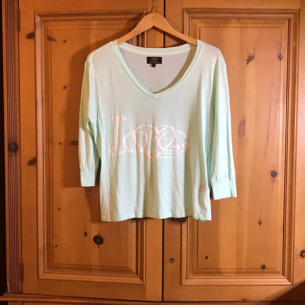 ABS Allen Schwartz Denim Collection T-shirt NWOT